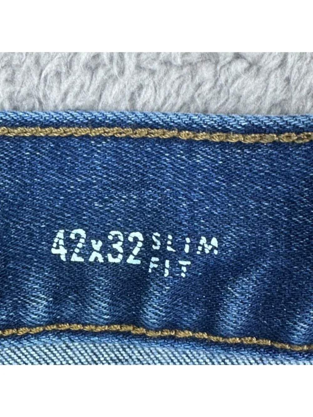 Banana Republic Traveler Mens Slim Fit Jeans 42x32 Medium Wash Denim